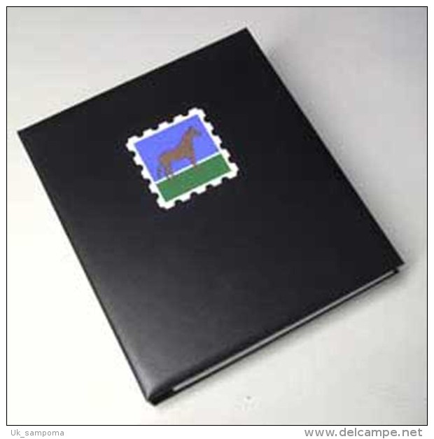DAVO 29753 Kosmos Luxe Binder Stamp Album Animals - Large Format, Black Pages