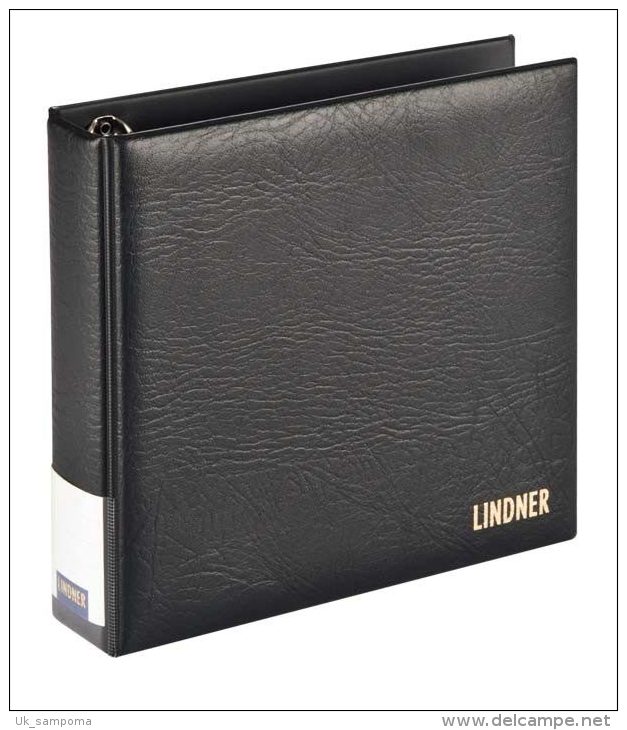 Lindner 3520 Ring Binder PUBLICA S - Groß, Grund Schwarz