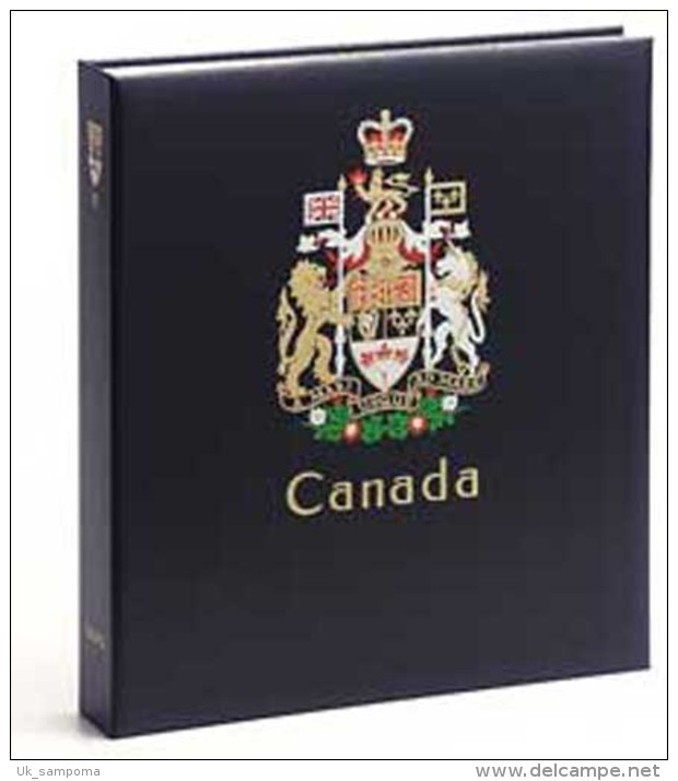DAVO 2344 Luxe Binder Stamp Album Canada IV - Formato Grande, Fondo Negro
