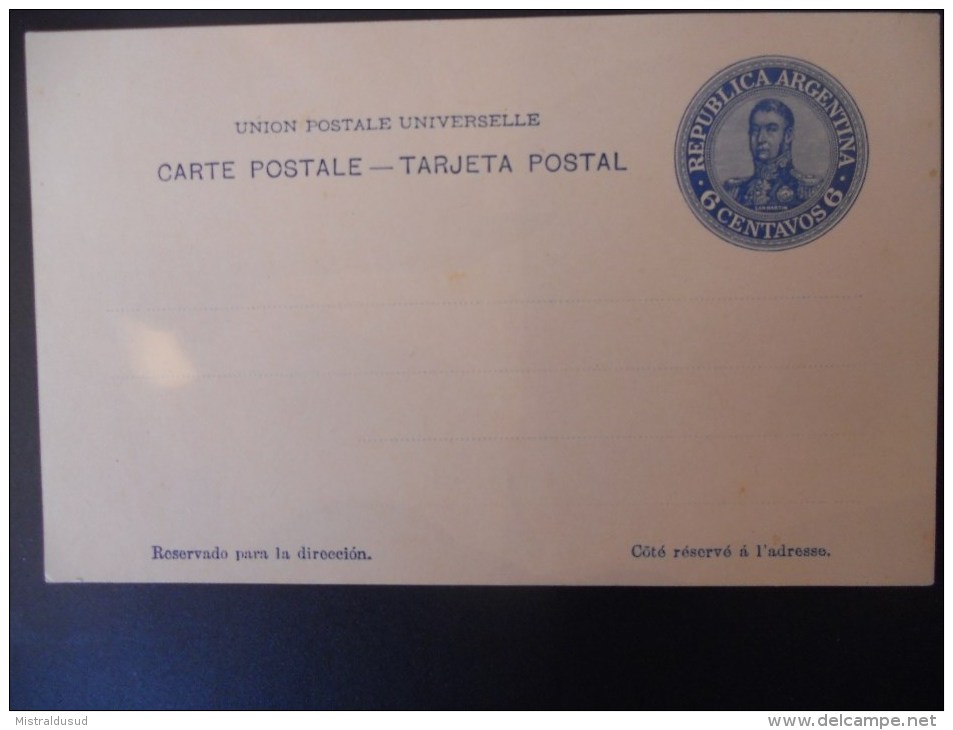Argentine Entier Postal Neuf Ancien - Postal Stationery