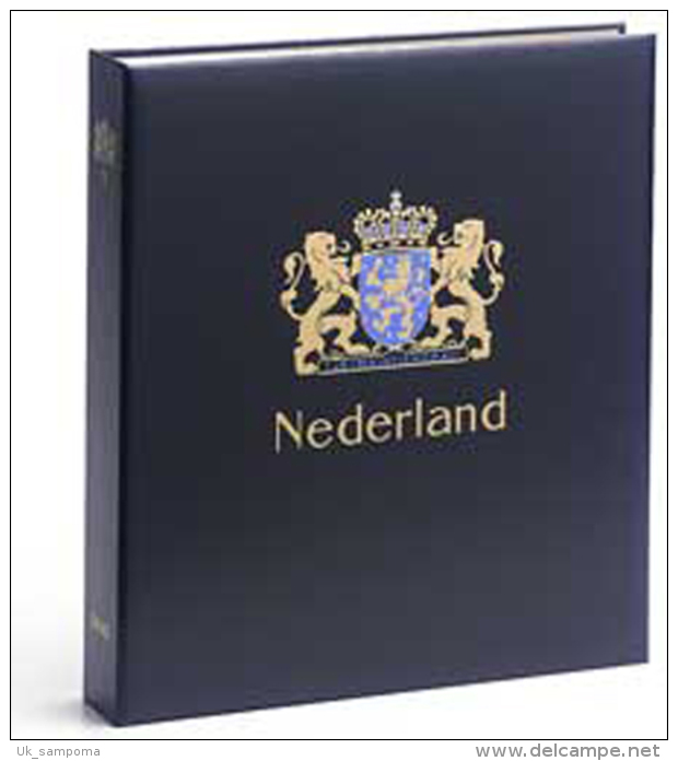 DAVO 441 Luxe Binder Stamp Album Netherlands V Pages I - Large Format, Black Pages