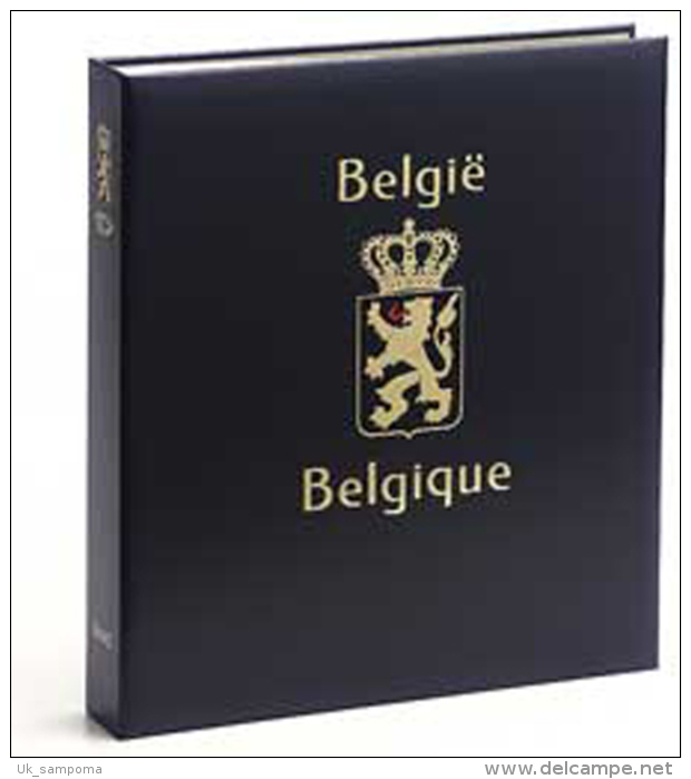 DAVO 52041 Luxe Binder Stamp Album Belgium V Pages I - Groß, Grund Schwarz