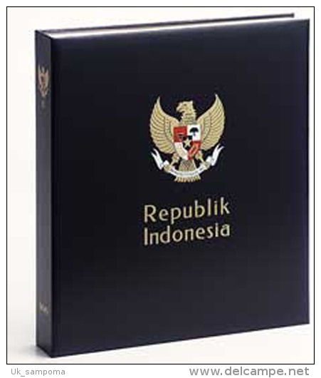 DAVO 5844 Luxe Binder Stamp Album Indonesia IV - Groß, Grund Schwarz