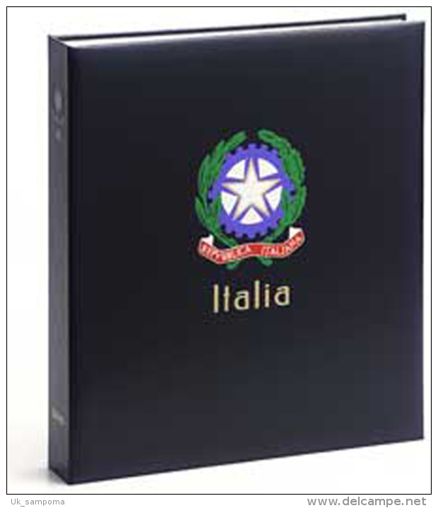 DAVO 6142 Luxe Binder Stamp Album Italy Rep. I - Groß, Grund Schwarz