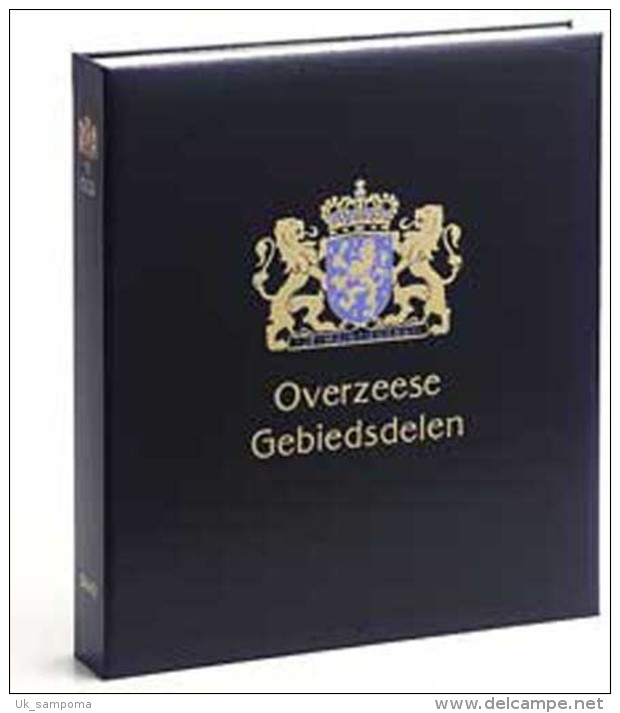 DAVO 844 Luxe Binder Stamp Album Overseas Terr. IV - Grand Format, Fond Noir