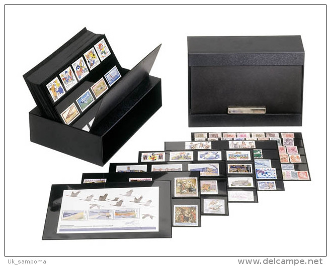 Lindner 775 Cards For Stamp Box File - Pack Of 10 - Tarjetas De Almacenamiento