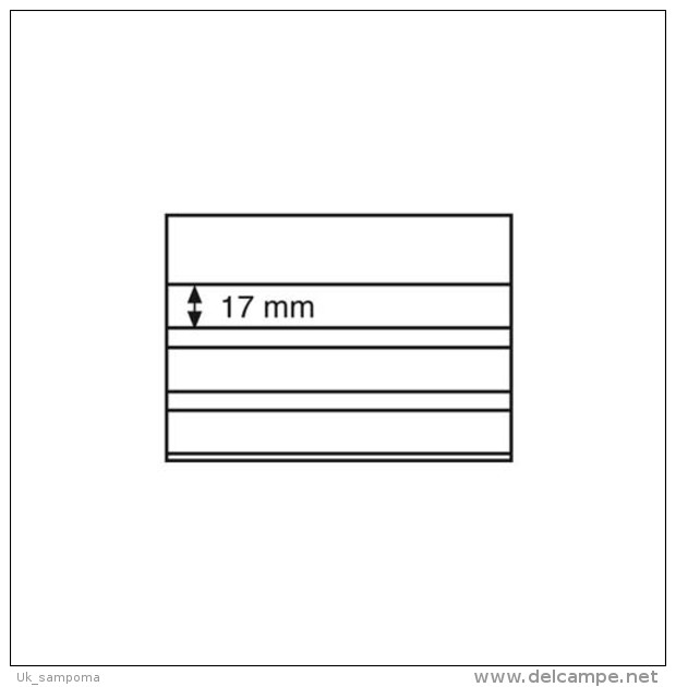 Standard Cards PVC, 158x113 Mm, 3 Clear Strips With Cover Sheet,black Card, 100 Per Pack - Verzamelmapjes