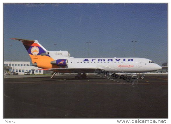 Yakovlev Yak42D ARMAVIA EK-42470 Aerei Aircraft YAK-42 Avion Aviation Yak 42 Aiplane Flugzeuge PRAGUE - 1946-....: Moderne