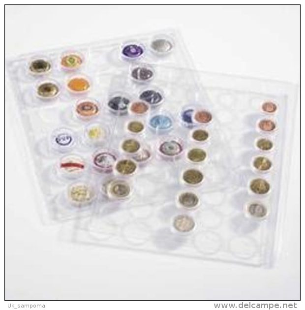 Plastic Sheets ENCAP, Clear Pockets For 5-Euro Sets In Capsules - Supplies And Equipment