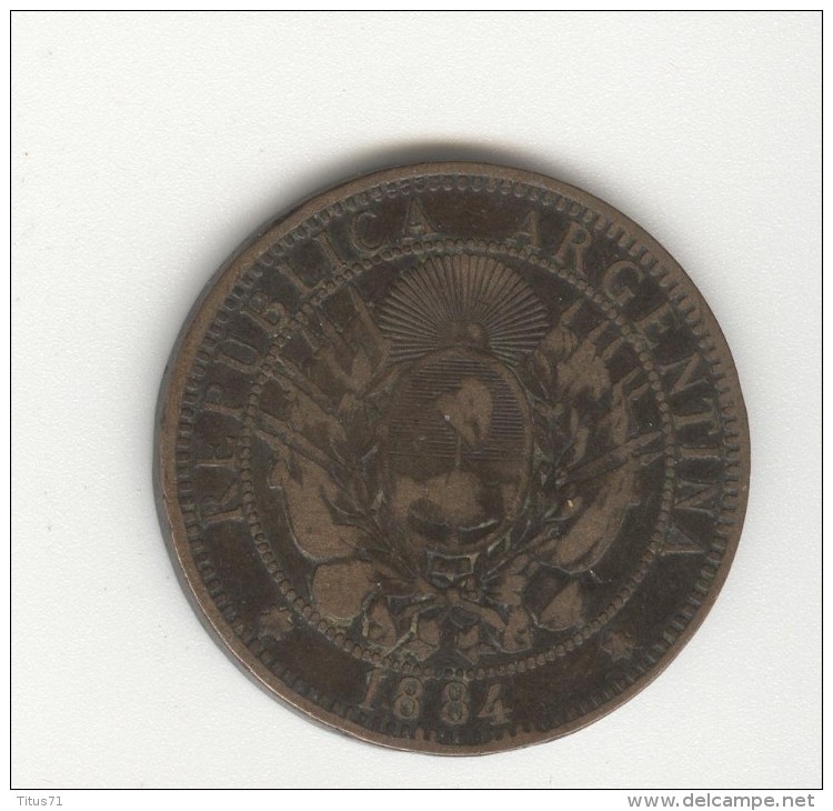 2 Centavos Argentine / Argentina 1884 - Argentinië