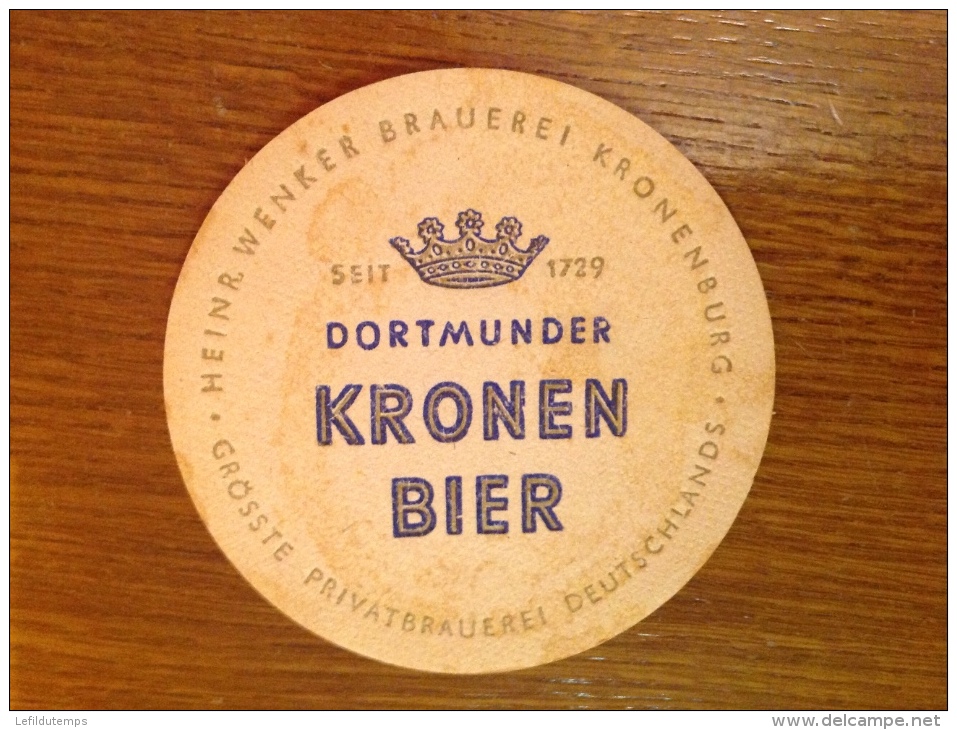 Sous Bock Bière Dortmunder Kronen Bier - Sous-bocks