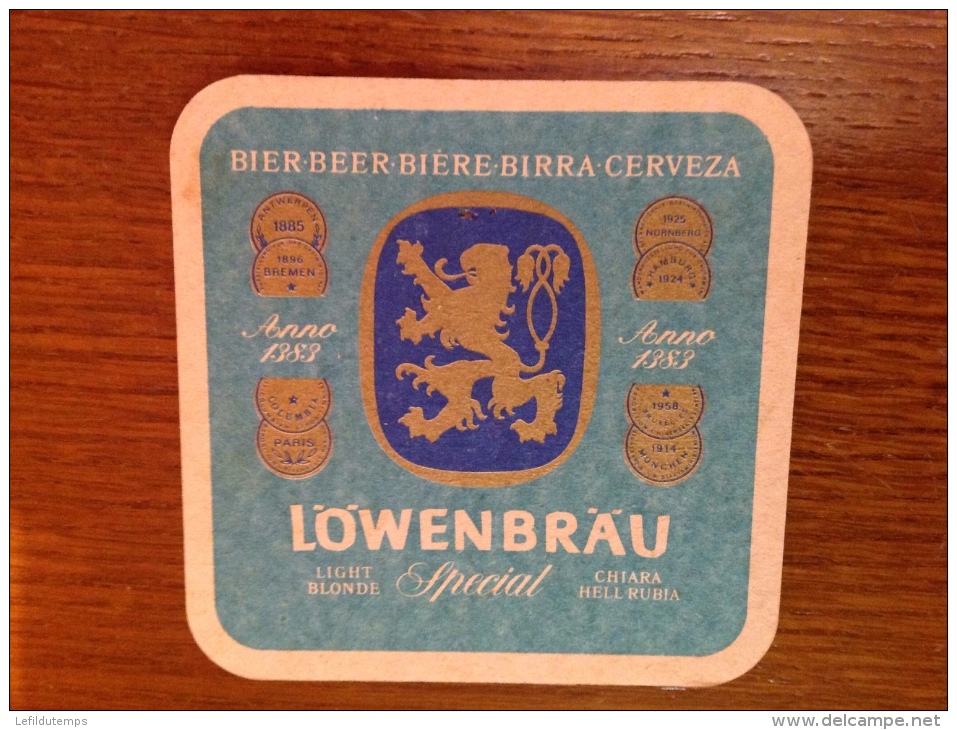 Sous Bock Bière Lowenbrau - Sous-bocks