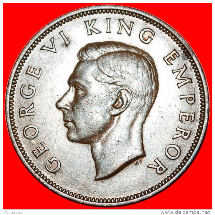 * TUI BIRD (1940-1947): NEW ZEALAND ★ PENNY 1947! GEORGE VI (1937-1952) LOW START&#9733; NO RESERVE! - New Zealand