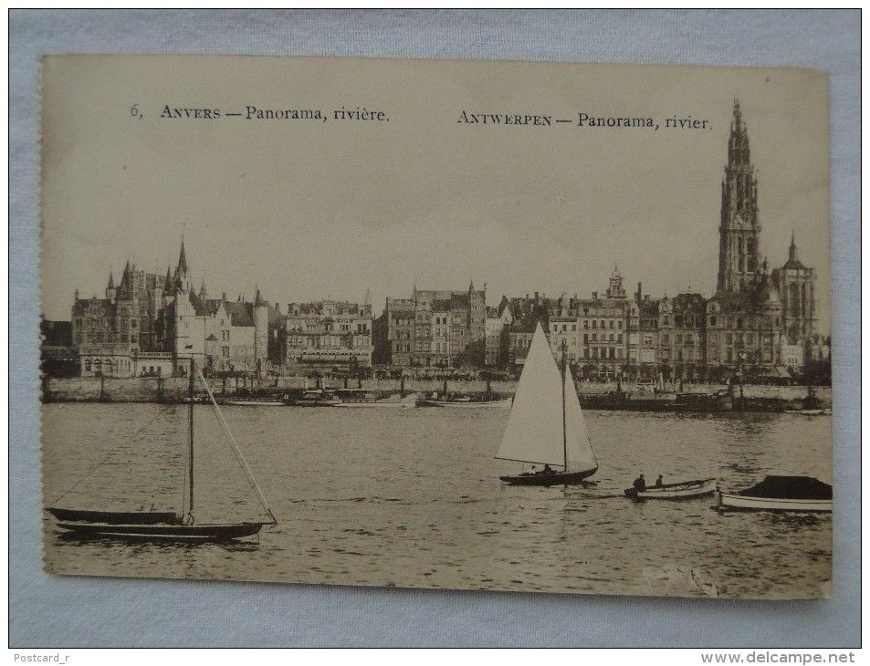 Anvers Antwerpen Panorama Rivier  A6 - Antwerpen