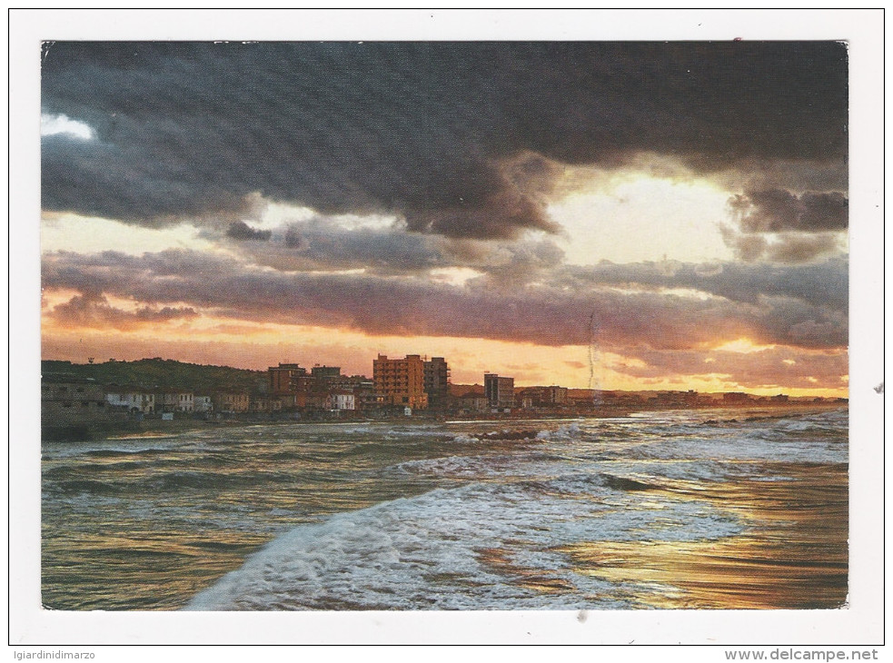 SENIGALLIA (AN) 1986 - Tramonto Sulla Spiaggia Di Ponente - Viaggiata - In Buone Condizioni. - Senigallia