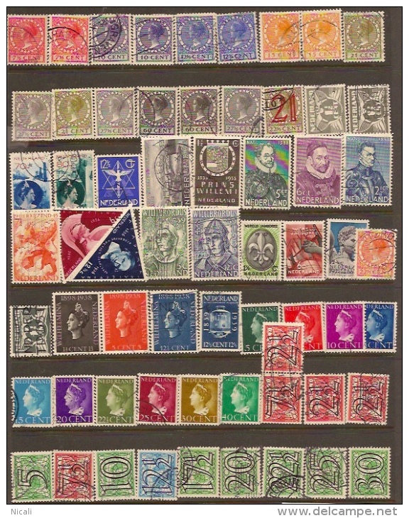 NETHERLANDS Selection (63) 1898-1940 M+U #EC1 - Collections