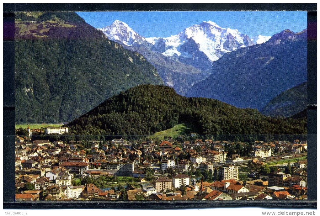 INTERLAKEN . Monch , Jungfrau.  Voir Recto - Verso    (T471) - Interlaken