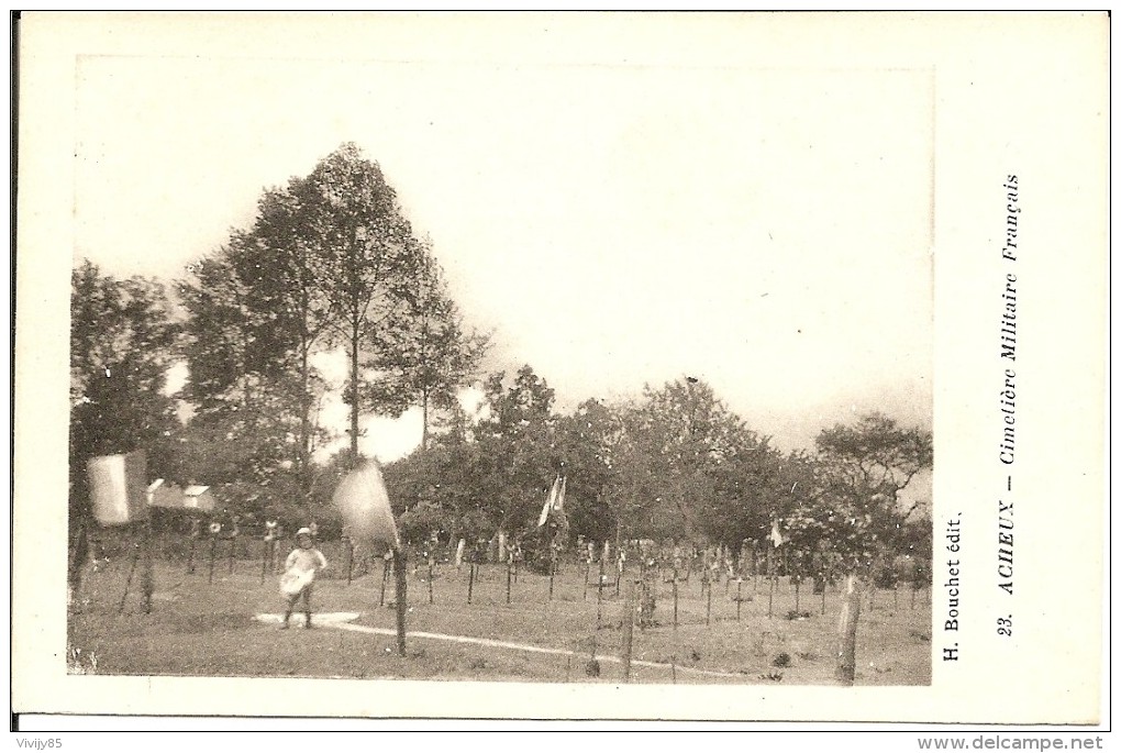 80 - ACHEUX - Le Cimetière Militaire Français - Acheux En Amienois