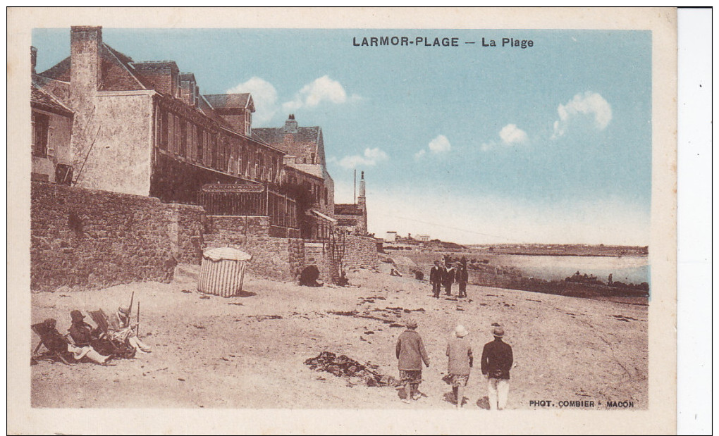 LARMOR PLAGE - La Plage (L1e-285) Neuve - Animée - Larmor-Plage