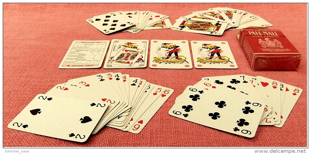 Bridge - Poker - Canasta , Kartenspiel Von Pall Mall  -  Komplett Mit 54 Spielkarten - Brain Teasers, Brain Games