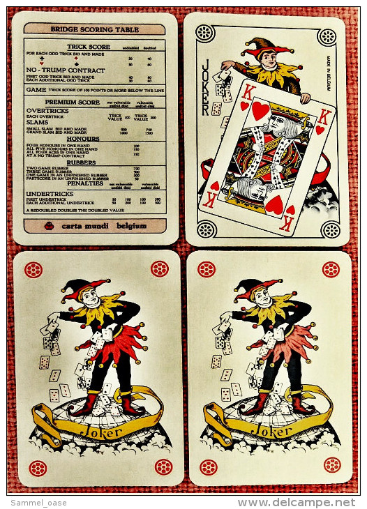 Bridge - Poker - Canasta , Kartenspiel Von Pall Mall  -  Komplett Mit 54 Spielkarten - Brain Teasers, Brain Games