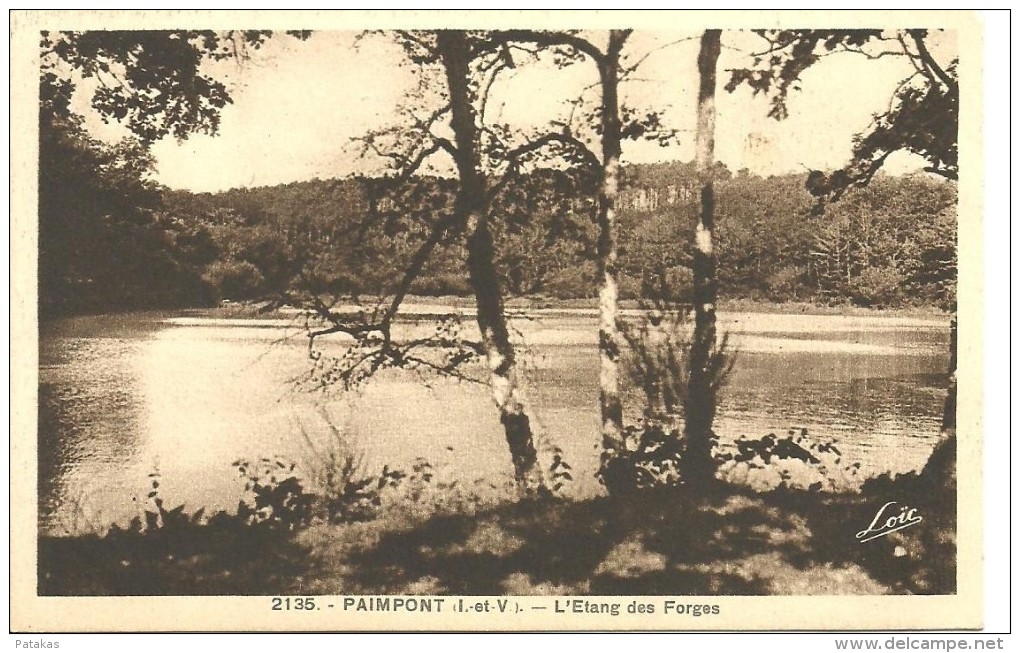 Forêt  De Paimpont, L´étang Des Forges - (a1874) - Paimpont