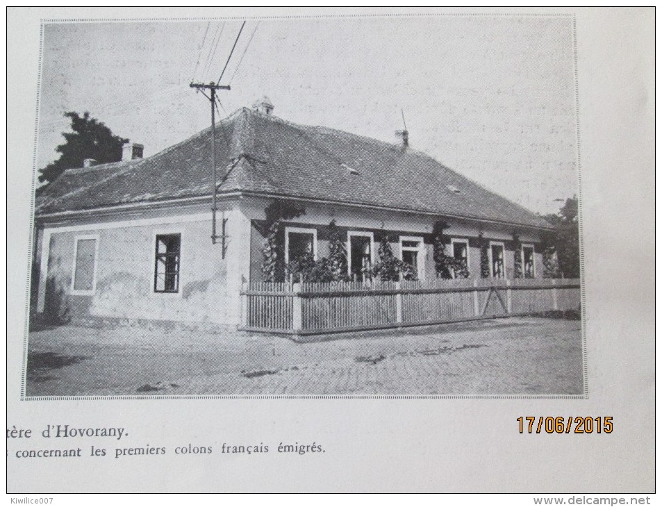 1936  Villages Lorrains En Tchecoslovaquie  CEJC  HOVORANY - Non Classés