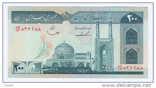 Iran - 1982 - 200  Rials...  P136b ..UNC - Iran