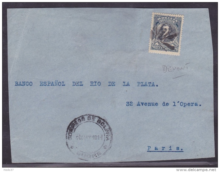 Bolivie - Lettre - Bolivie