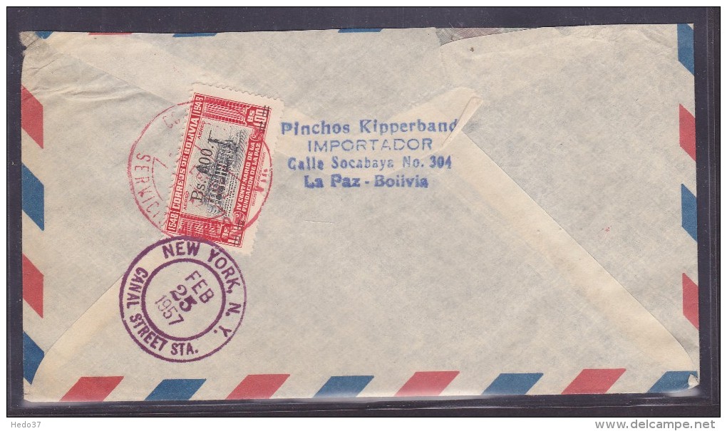 Bolivie - Lettre - Bolivie