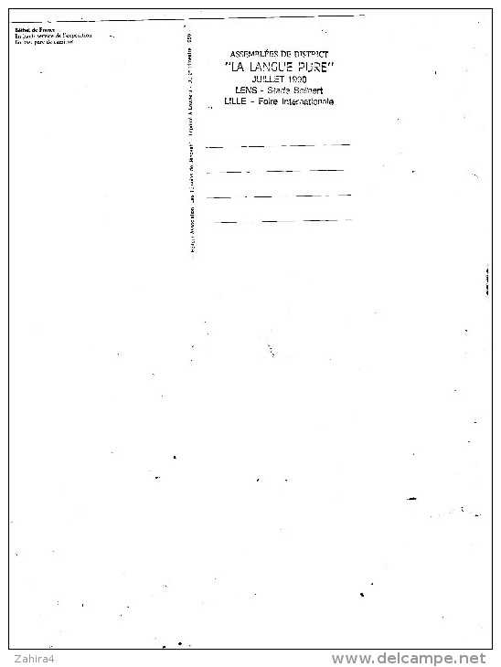 Assemblée La Langue Pure - Lens - Lille - Béthel De France Expédition - Transport : Parc Camions Mercédès - Autres & Non Classés
