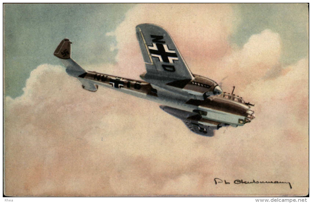 AVIATION  MILITAIRE - AVION - Dessin - DORNIER 215 - 1939-1945: 2ème Guerre