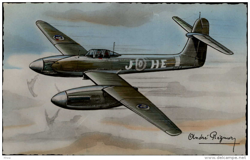 AVIATION  MILITAIRE - AVION - Dessin De Régnier - WHIRLWIND - 1939-1945: 2ème Guerre