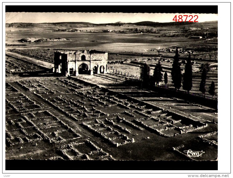 Lambese Ruines Romaines Vue Aerienne - Autres & Non Classés