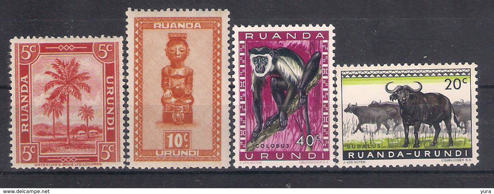 Lot 138 Ruanda-Urundi 4 Different MNH - Altri & Non Classificati