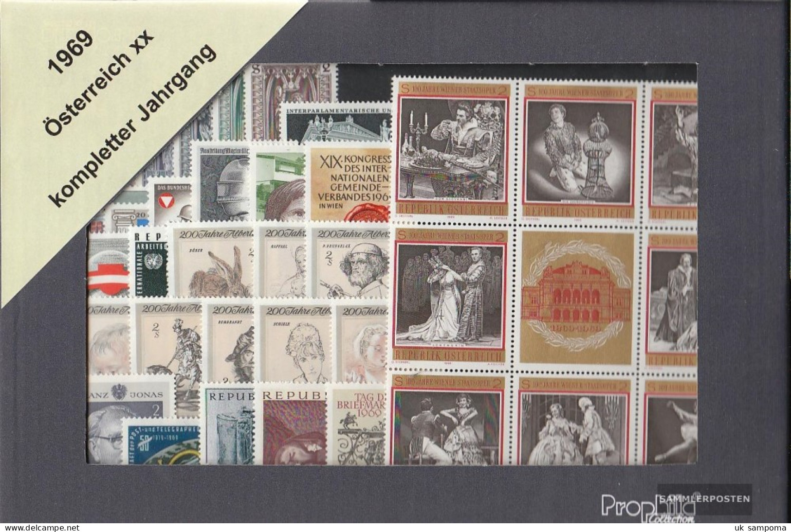 Austria 1969 Unmounted Mint / Never Hinged Complete Volume In Clean Conservation - Full Years