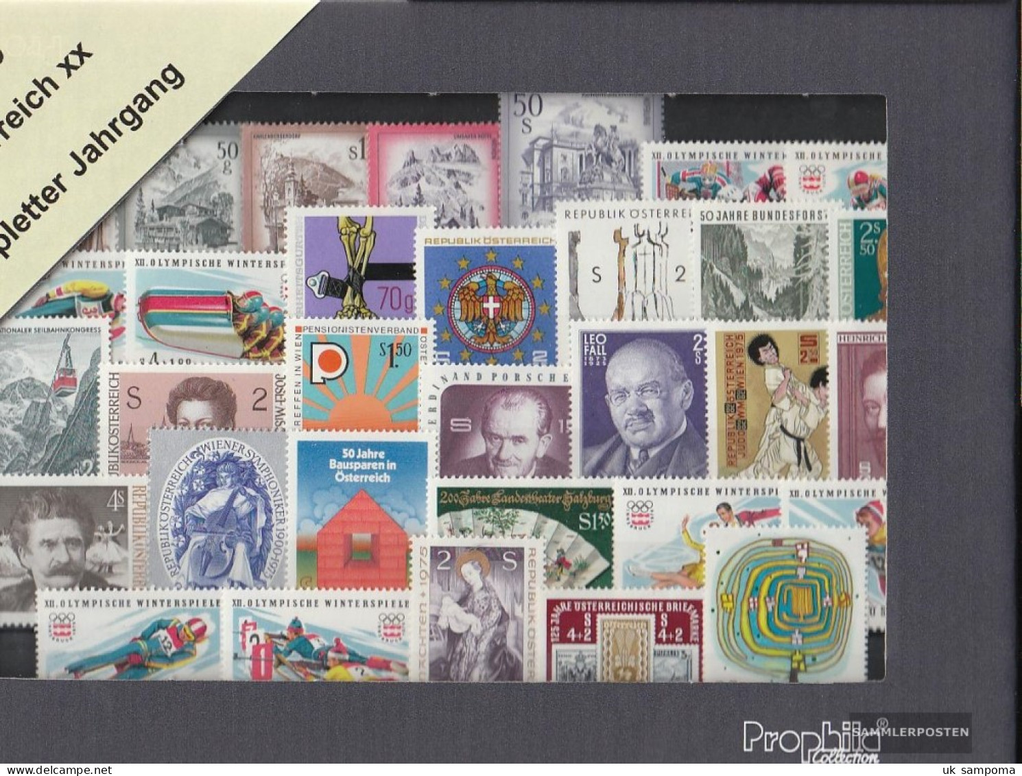 Austria 1975 Unmounted Mint / Never Hinged Complete Volume In Clean Conservation - Full Years