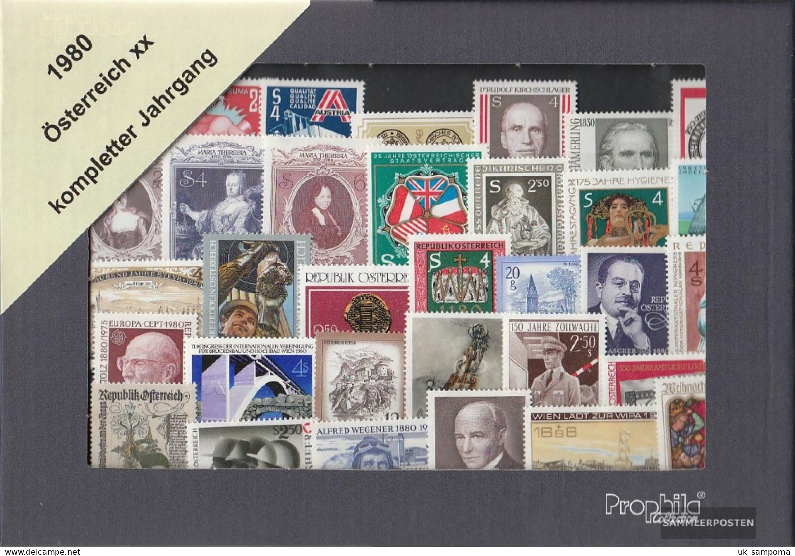 Austria 1980 Unmounted Mint / Never Hinged Complete Volume In Clean Conservation - Full Years