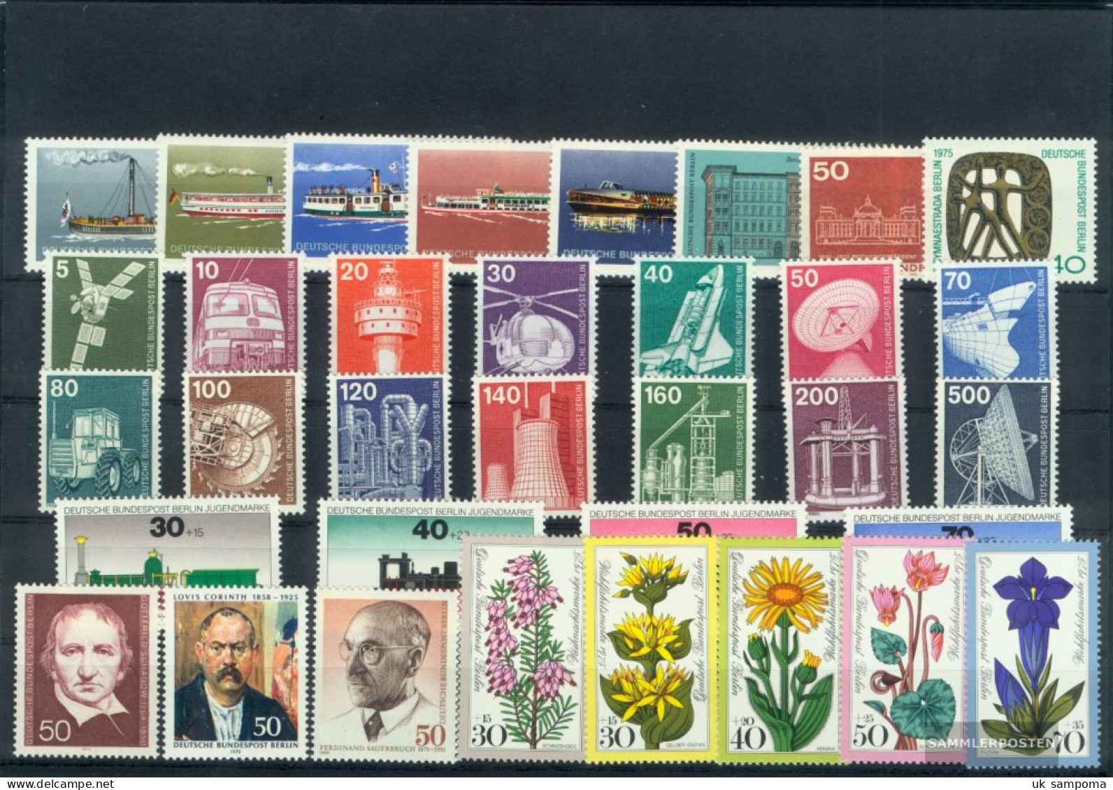 Berlin (West) 1975 Unmounted Mint / Never Hinged Complete Volume In Clean Conservation - Unused Stamps