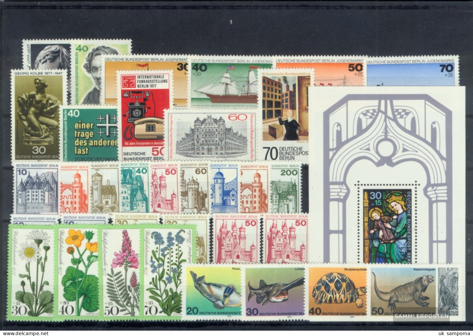 Berlin (West) 1977 With 532,534,536 C And D Without 532II, 534 II Unmounted Mint / Never Hinged Complete Volume In Clean - Unused Stamps