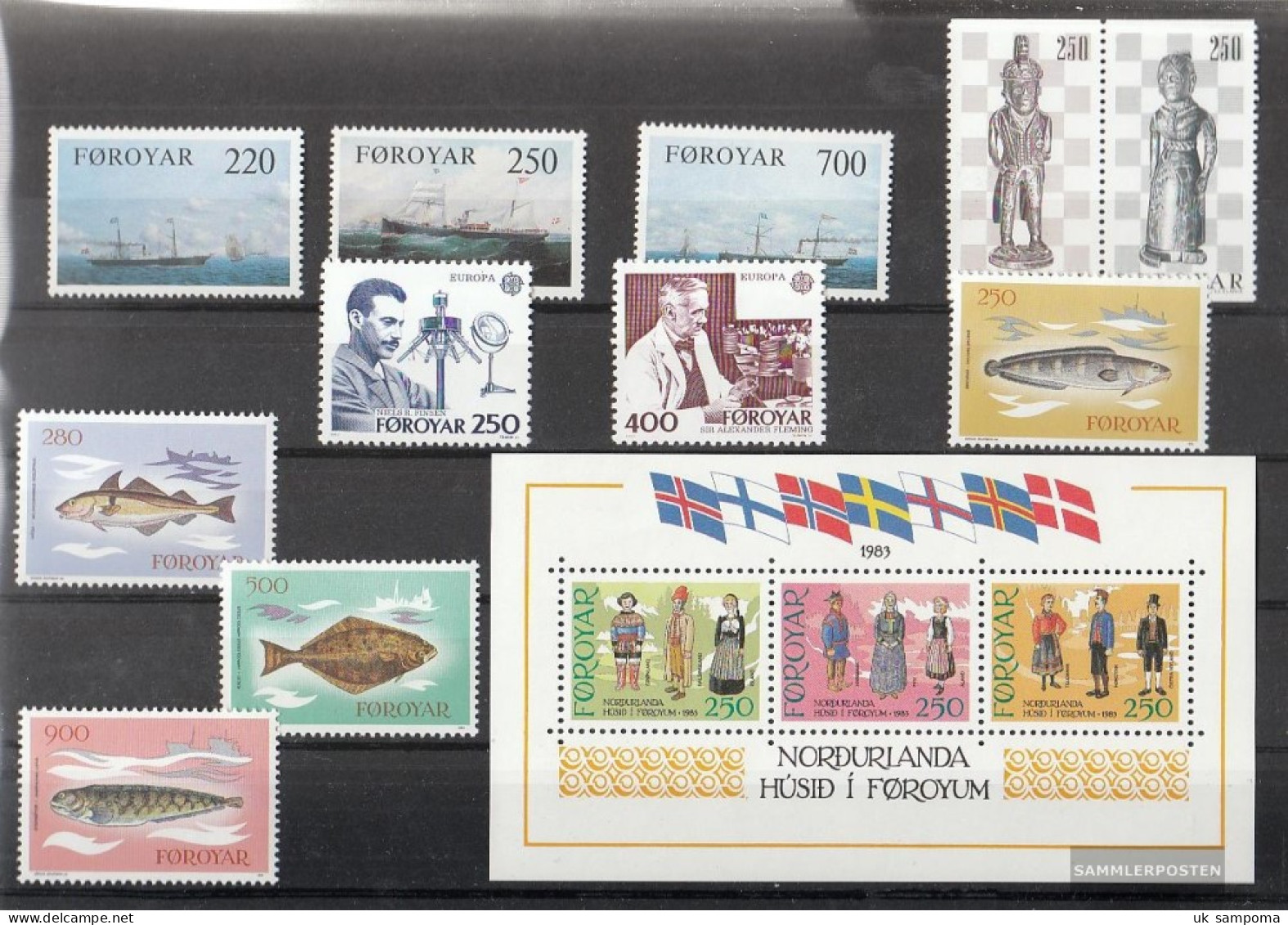 Denmark - Faroe Islands 1983 Unmounted Mint / Never Hinged Complete Volume In Clean Conservation - Años Completos