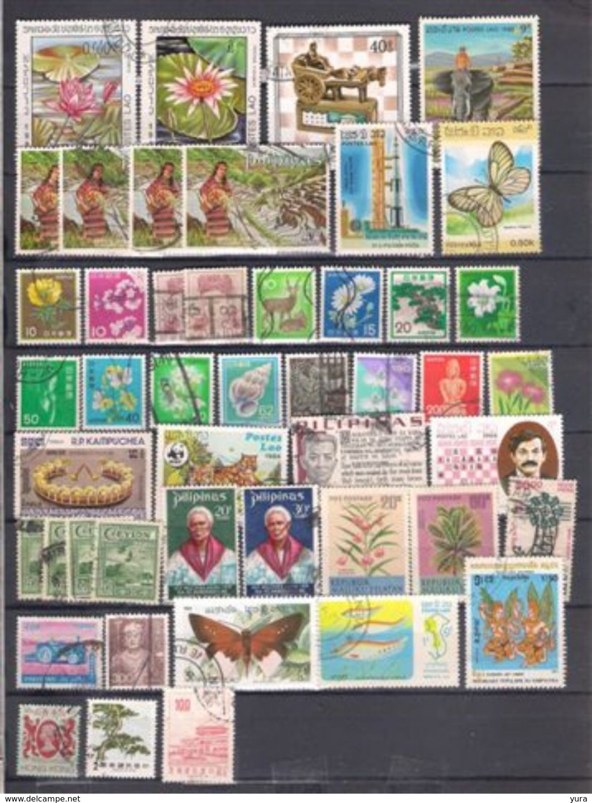 Lot 97  Asia  2 Scans 88 Different  MNH, Used - Alla Rinfusa (max 999 Francobolli)