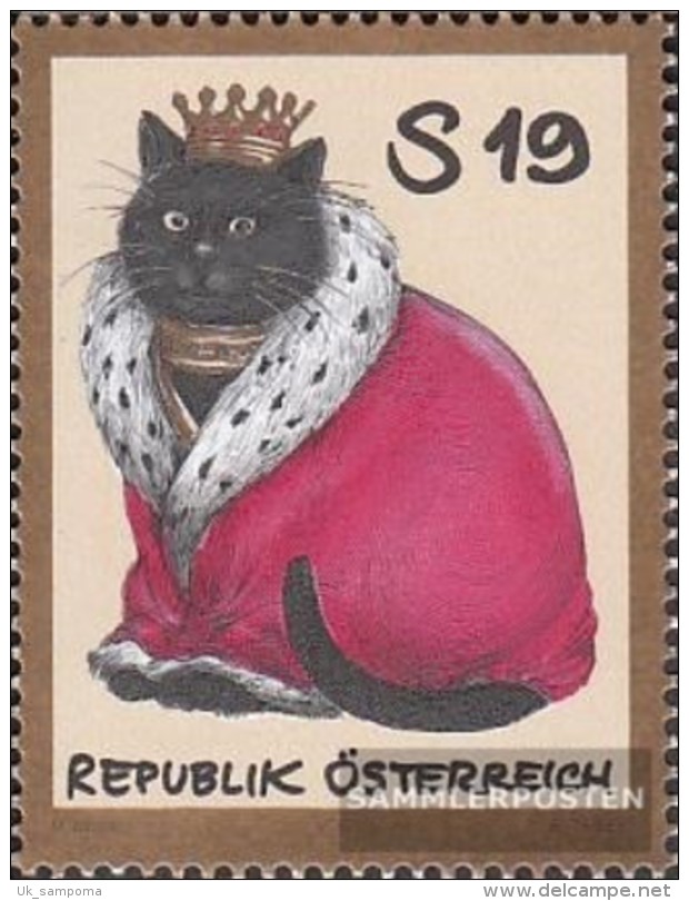 Austria 2360 (complete Issue) Unmounted Mint / Never Hinged 2001 The Cat - Crown The Creation - Ungebraucht