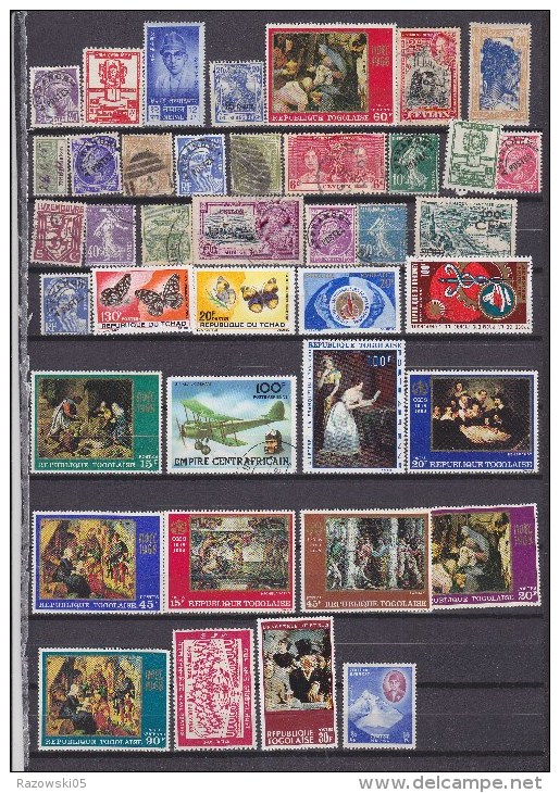 TIMBRES.MONDE.COLONIE.LOT.ALLEMAGNE.AUTRICHE.CEYLAN.INDE.BELGIQUE.ANDORE.TOGO.NEPAL.TCHAD. - Lots & Kiloware (max. 999 Stück)