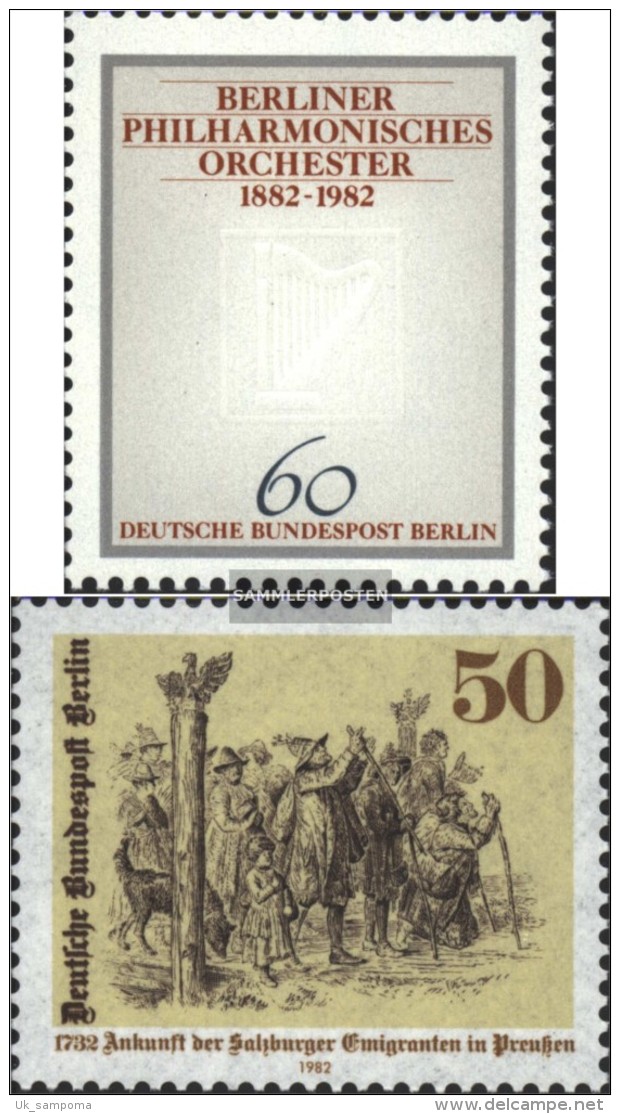 Berlin (West) 666,667 (complete.Expenditure) Unmounted Mint / Never Hinged 1982 Special Stamps - Unused Stamps