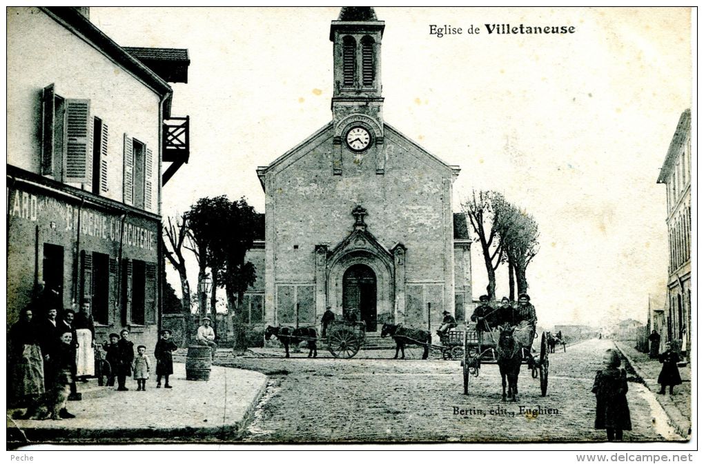 N°43173 -cpa Villetaneuse -l'église - - Villetaneuse