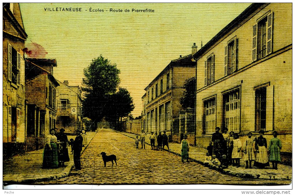 N°43179 -cpa Villetaneuse -écoles-route De Pierrefitte- - Villetaneuse