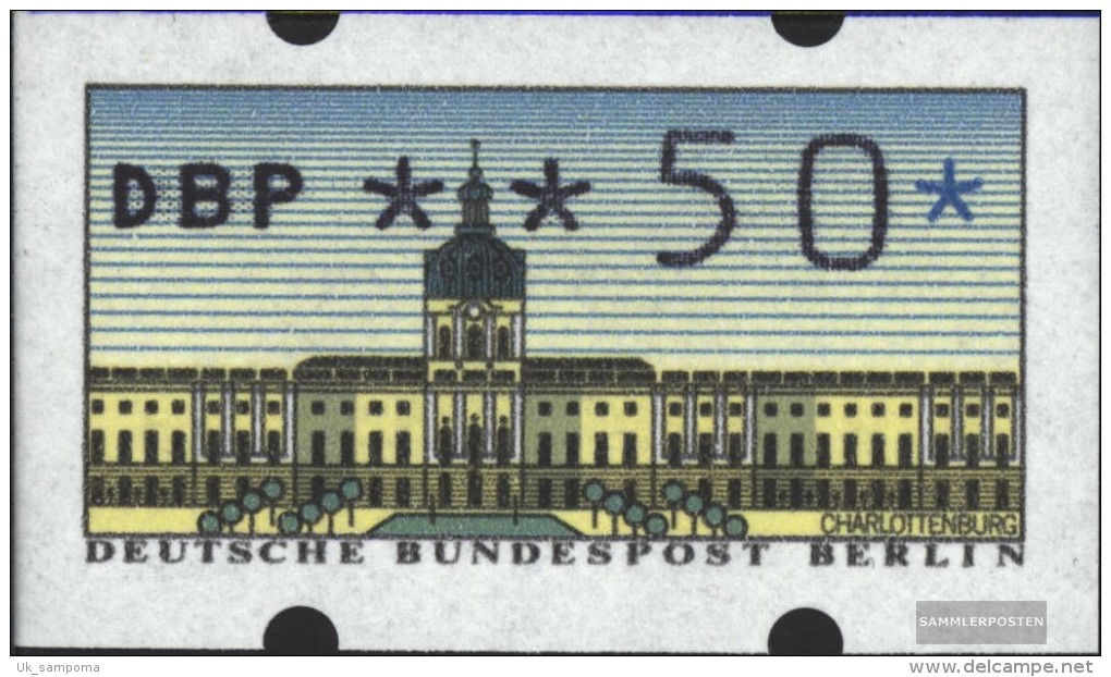 Berlin (West) ATM1, 0.50 Nominal Fine Used / Cancelled 1987 Automatenmarken - Usados