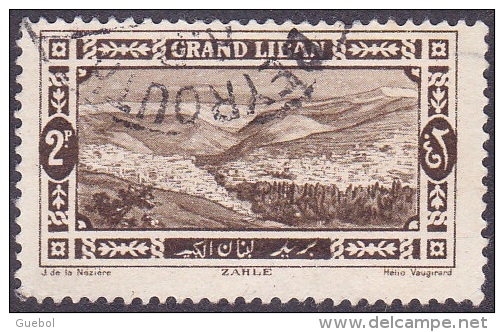 Grand Liban Obl. N°  57 - Site Ou Monument - Zahle - Used Stamps