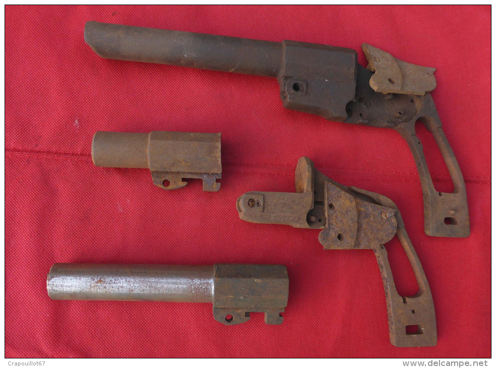 A Saisir ! Lot1 De Pistolets Lance-fusée Hebel 14-18 En L´état, 14-18 WW1 - Neutra - 1914-18